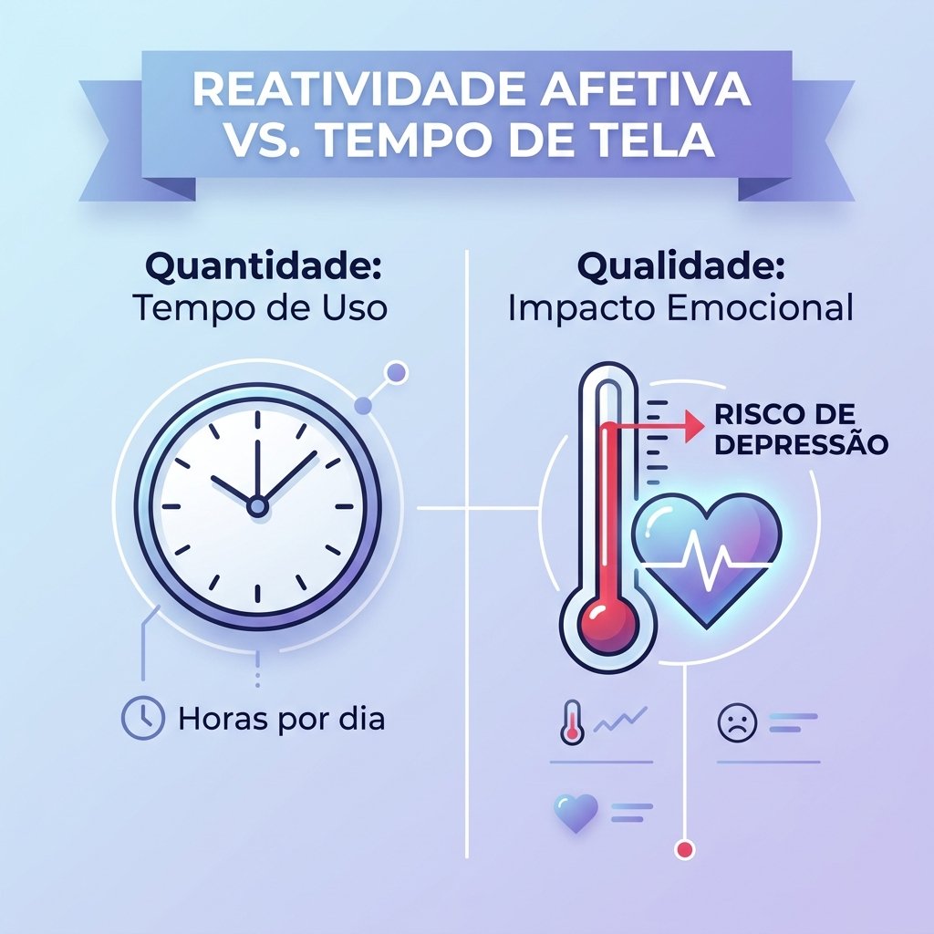 Infográfico: Reatividade Afetiva e Comparação Social
