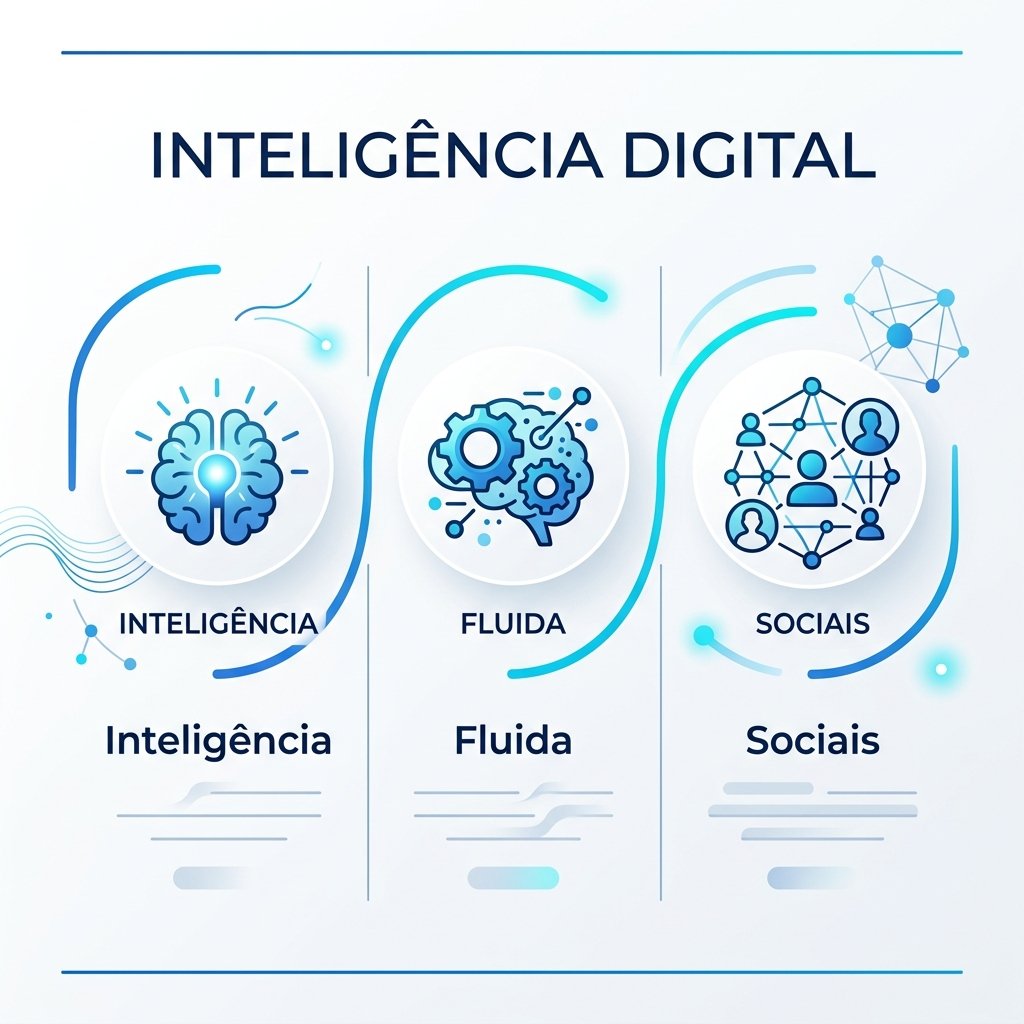 Infográfico Minimalista: Inteligência Digital