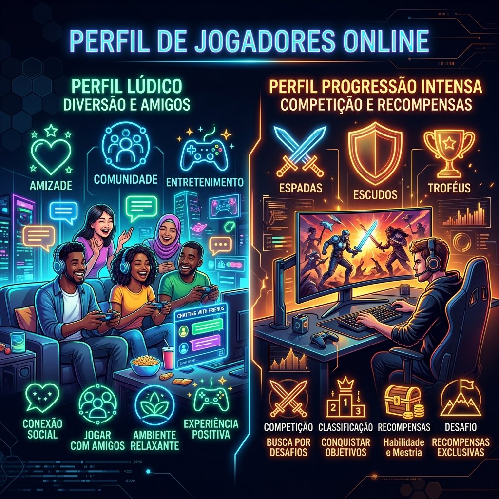 Infográfico: Diferenças entre perfis de jogadores e o valor dos bens virtuais